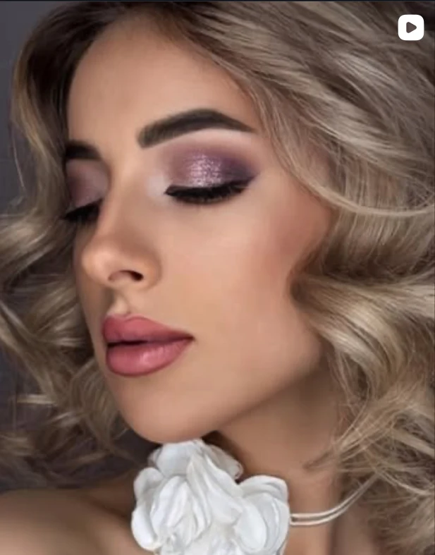 Color and makeup look shared on the Gloss Beauty Instagram