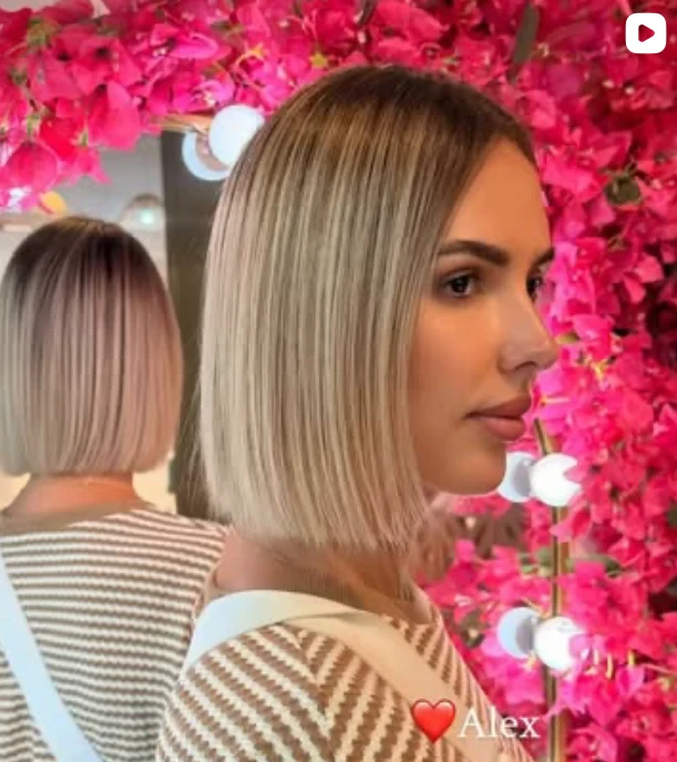 Haircut shared on the Gloss Beauty Instagram